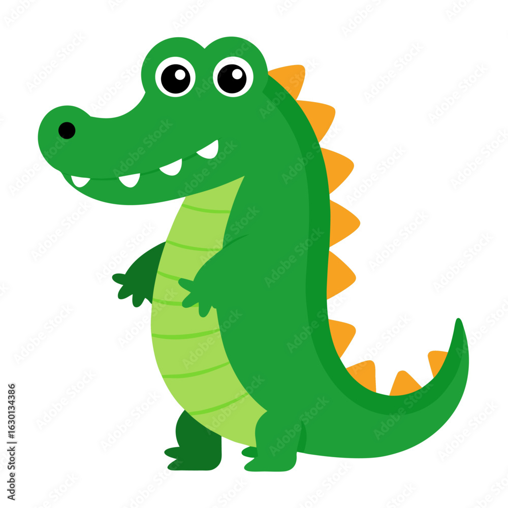 Naklejka premium Crocodile