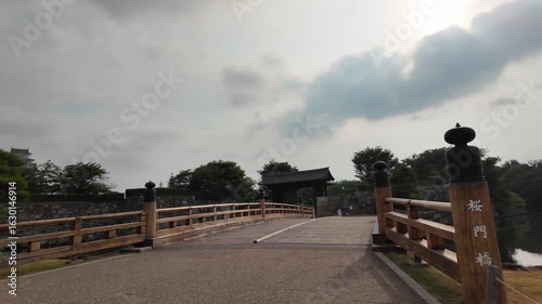 姫路城の桜門橋