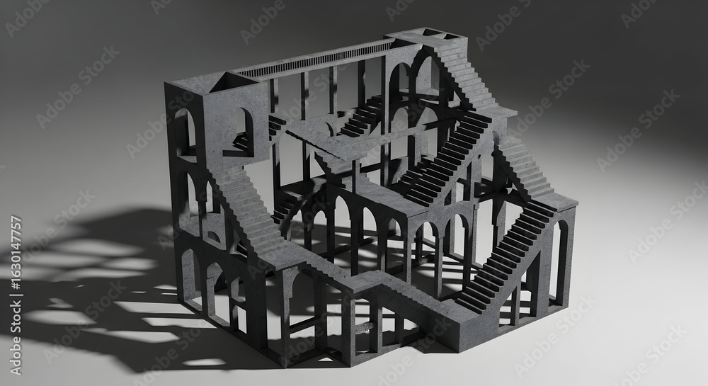 Fototapeta premium Intricate architectural model