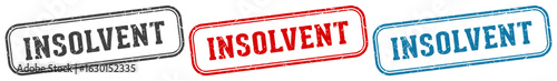 INSOLVENT STAMP