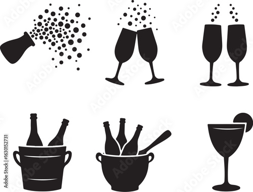 Celebrate with champagne, wine, and cocktails for festive occasions
