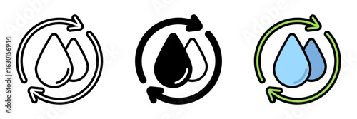 Water recycling system is reusing treated water in industrial processes, conserving resources and reducing environmental discharge.