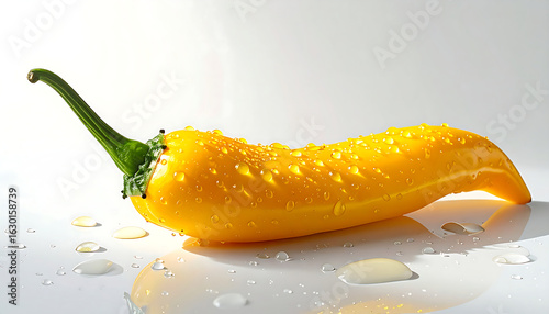 Obraz na płótnie A fresh yellow chili pepper