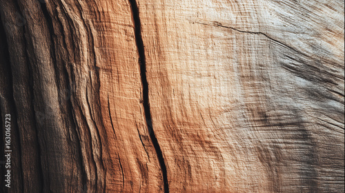 縦ラインの流れが美しい木目テクスチャ・木の断面風