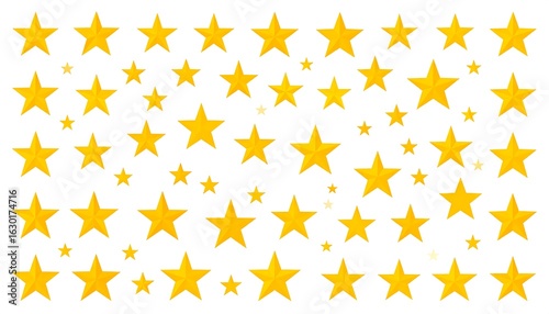 Golden stars background