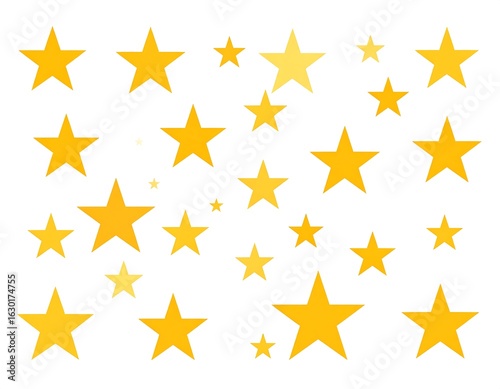 Golden Stars Background