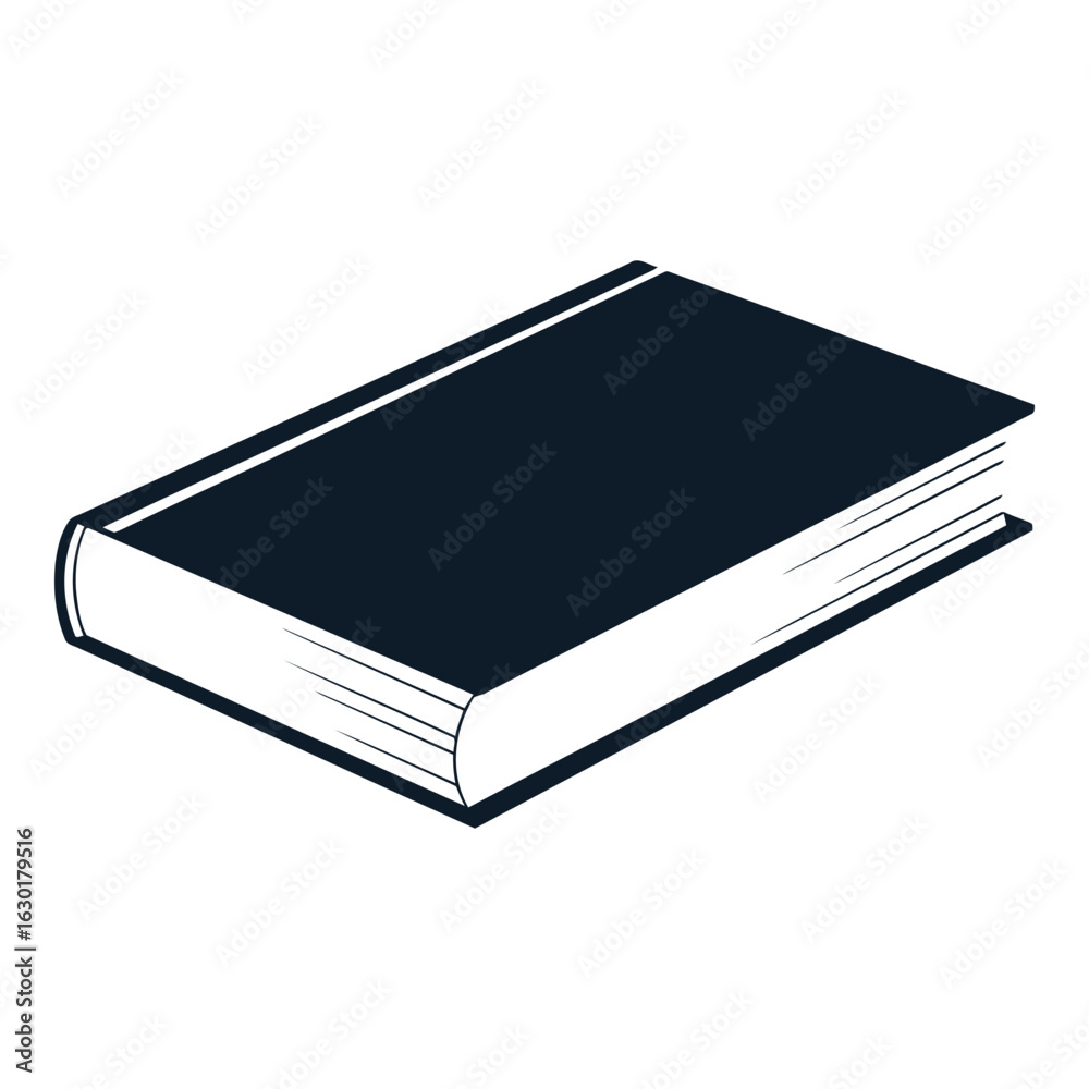 Closed Book Icon Vector Closed Book Icon Vector
