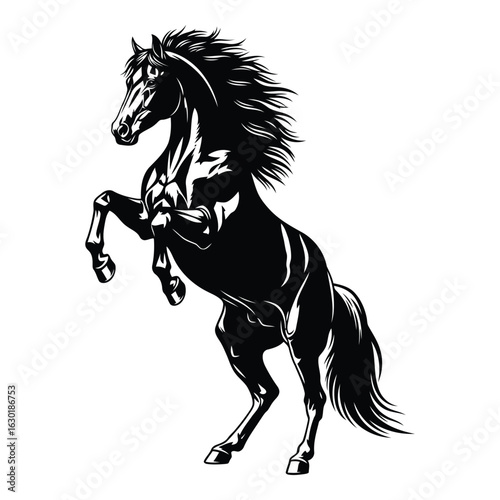 Rearing Stallion Power