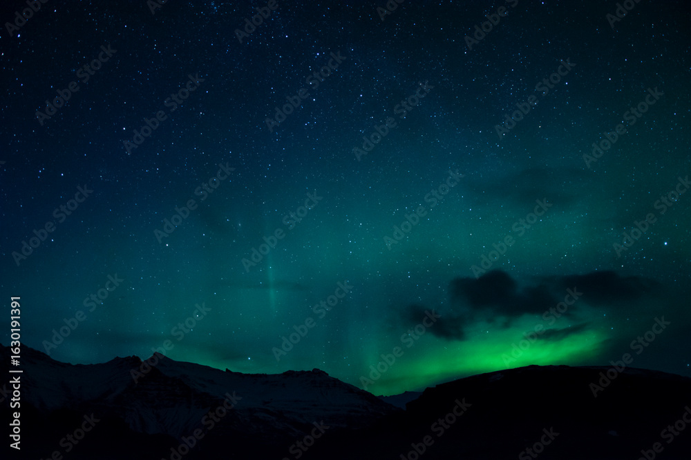 Fototapeta premium Milky Way Galaxy, iceland trip