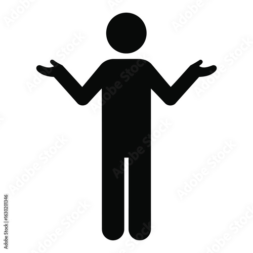 Shrugging Person Icon