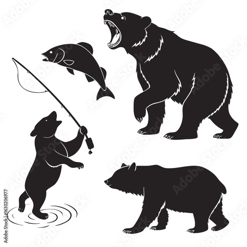 silhouettes of animals