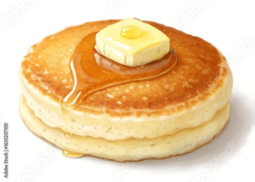 mini pancake butter dot