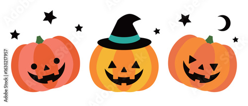ハロウィン　ジャックオーランタン　イラスト