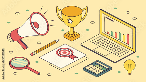 Business Success Tools and Strategies Illustrated.