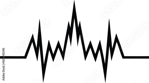 seismograph icon outline vector