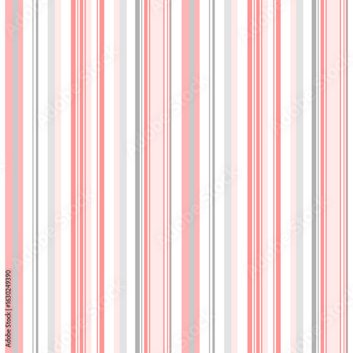 Peach Grey White Stripe Seamless Repeat