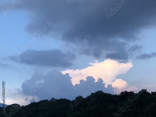 smoke from the chimney