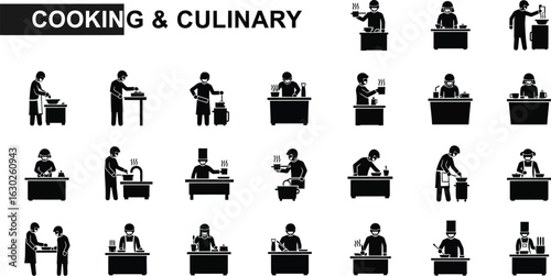 Culinary experts prepare delicious meals in modern kitchens