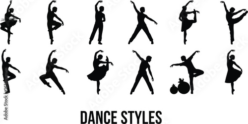 Explore diverse dance styles with elegant silhouettes today