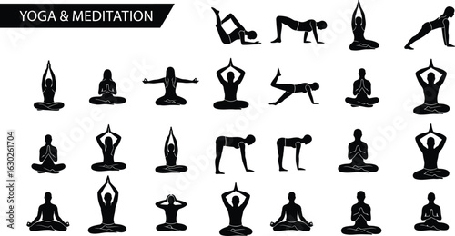 Find inner peace with yoga poses and meditation exercises