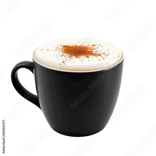 A delightful assortment of hot and cold coffee drinks including espresso, cappuccino, latte, iced coffee, and refreshing beverages served in mugs and glasses, perfect for café menus, beverage advertis
