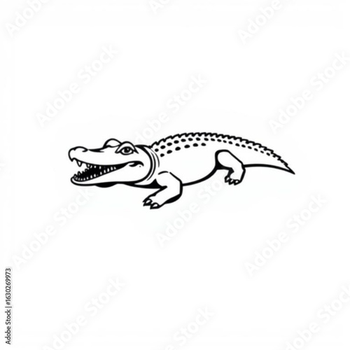 Nile Crocodile Animal Icon