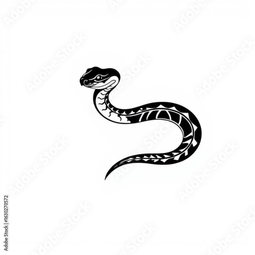 Northern Water Snake Animal Illustration