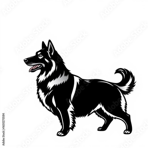 Norwegian Buhund Animal Icon