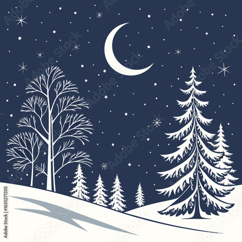 winter night landscape hygge vibes, winter escape, winter cabin, frosty days, ski season, snow trails, knitted wear, festive lights, snow dust, cozy moments, snowy mountain, polar vibes, chilly breeze