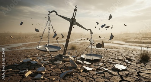 Broken scales of justice in dry land