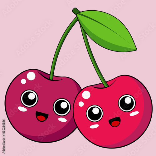 cherry vector illustration