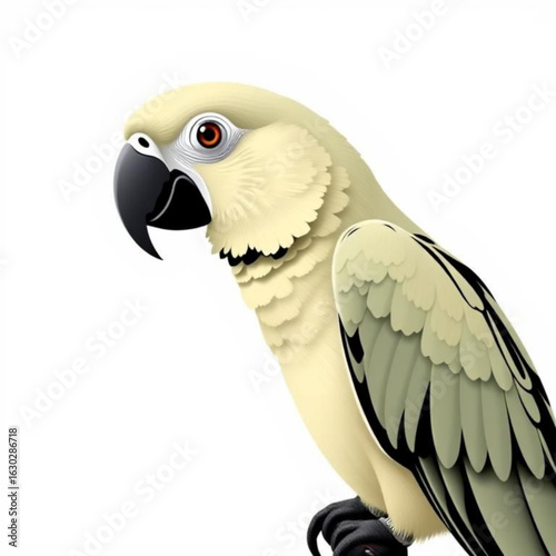 Black Parrot Animal Icon