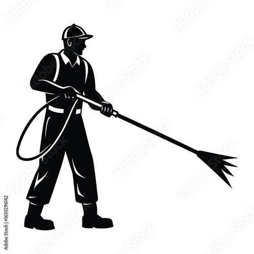 power washer vector.