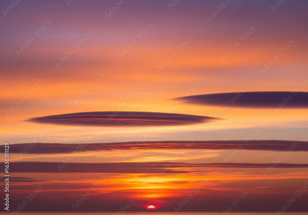 Obraz premium Cracked Desert Ground Sunset Texture Background