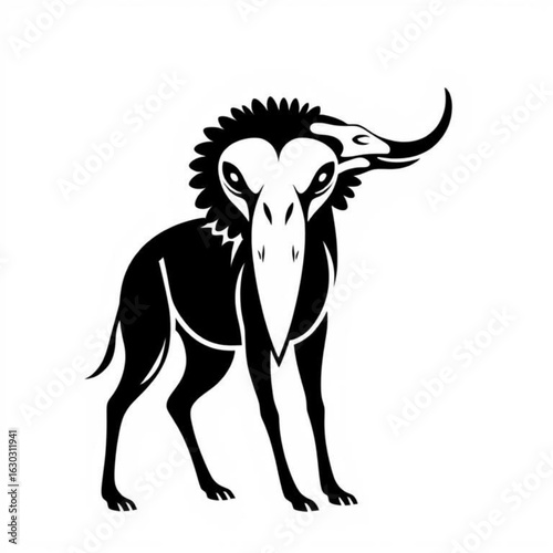 Palaeophis Animal Black Icon