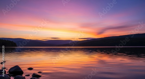 Dramatic Sunset Cloudscape Texture Background