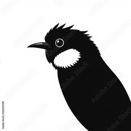 Parrotlet Animal Icon - Black