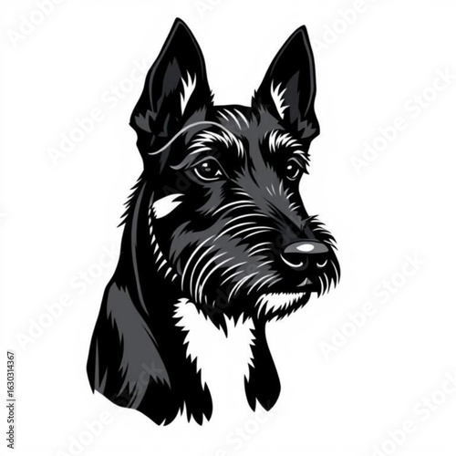 Patterdale Terrier SVG Icon