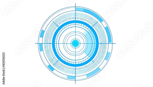Abstract target graphic