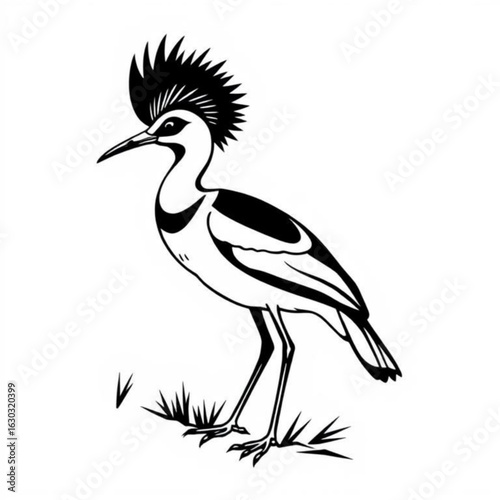 Pheasant-Tailed Jacana Animal Icon