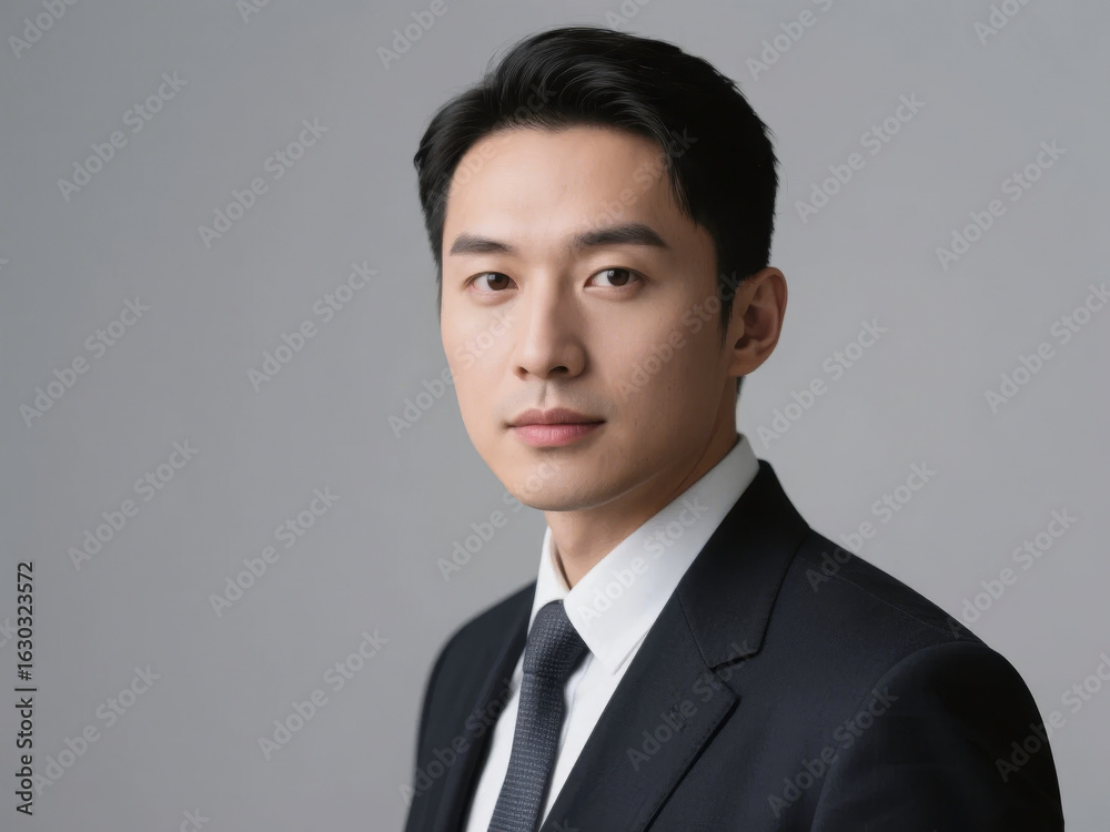 Professional man in a suit against a neutral background Professional man in a suit against a neutral background