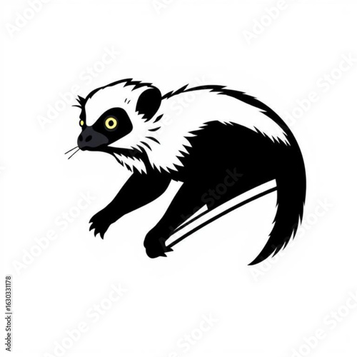 Pied Tamarin Animal Icon