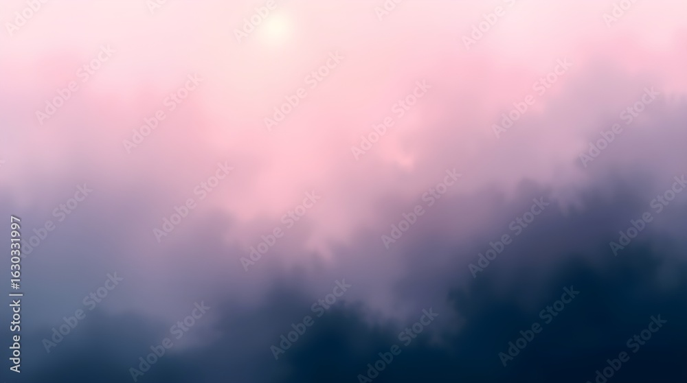 Naklejka premium raining stared sky with clouds