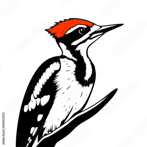 Pileated Woodpecker Animal Icon