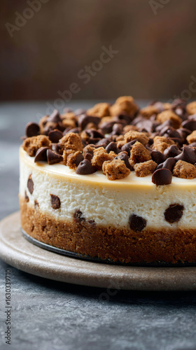 Wallpaper Mural Chocolate chip cookie dough cheesecake dessert
 Torontodigital.ca