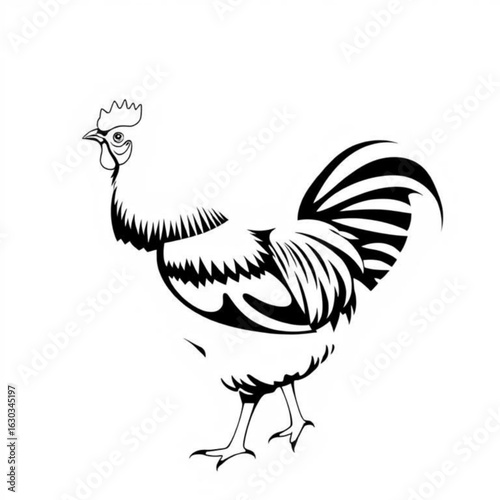 Polish Chicken Animal Icon