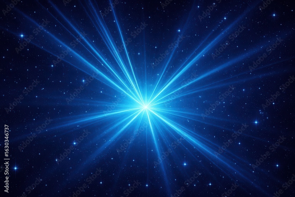 Fototapeta premium A Spectacular Display of Light in the Void of Space