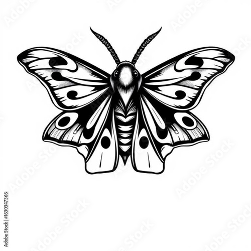 Polyphemus Moth Animal Icon