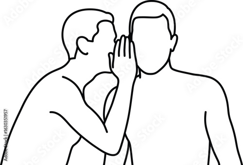 Gossip secrets whisper secret talking ear sharing information