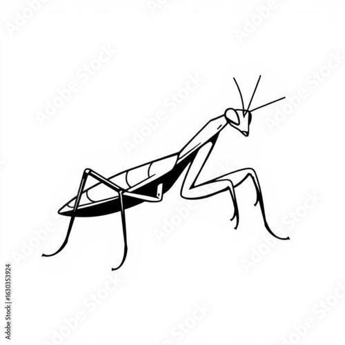 Praying Mantis Animal Icon